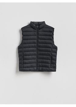 Reserved - Lekka pikowana kamizelka puchowa - czarny ze sklepu Reserved w kategorii Kamizelki męskie - zdjęcie 188039690