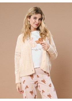 Sinsay - Ażurowy sweter - kremowy ze sklepu Sinsay w kategorii Swetry damskie - zdjęcie 188040260