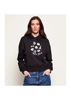 Karl Lagerfeld Bluza Karl symbols | Regular Fit ze sklepu Gomez Fashion Store w kategorii Bluzy damskie - zdjęcie 188040513
