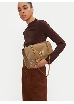 Torebka Tory Burch 154704 Brązowy ze sklepu eobuwie.pl w kategorii Kopertówki - zdjęcie 188040561