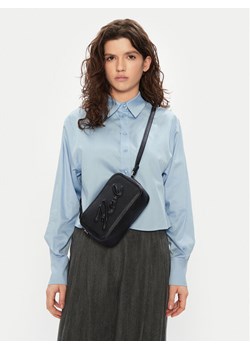 Torebka KARL LAGERFELD A1W30040 Czarny ze sklepu eobuwie.pl w kategorii Listonoszki - zdjęcie 188040593