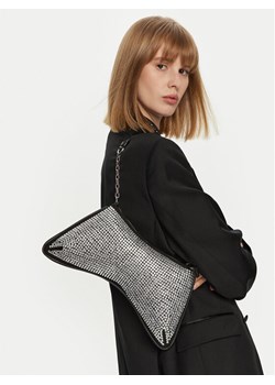 Torebka KARL LAGERFELD 246W3026 Srebrny ze sklepu eobuwie.pl w kategorii Listonoszki - zdjęcie 188040651