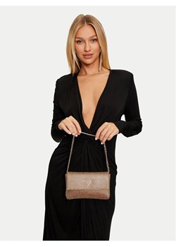 Torebka Guess Zalina HWRP93 50700 Złoty ze sklepu eobuwie.pl w kategorii Kopertówki - zdjęcie 188040653