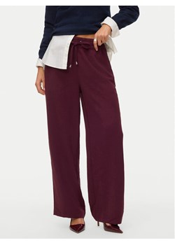 Vero Moda Spodnie dresowe Esme 10338748 Bordowy Regular Fit ze sklepu MODIVO w kategorii Spodnie damskie - zdjęcie 188041413