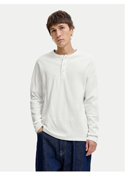 Jack & Jones Longsleeve Blutyrell 12266583 Biały Regular Fit ze sklepu MODIVO w kategorii T-shirty męskie - zdjęcie 188041414