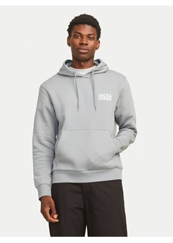 Jack & Jones Bluza Corp 12152840 Szary Regular Fit ze sklepu MODIVO w kategorii Bluzy męskie - zdjęcie 188041431