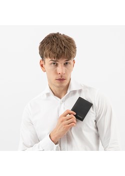 Wojas Czarny Skórzany Portfel Na Karty ze sklepu Wojas w kategorii Portfele męskie - zdjęcie 188042092