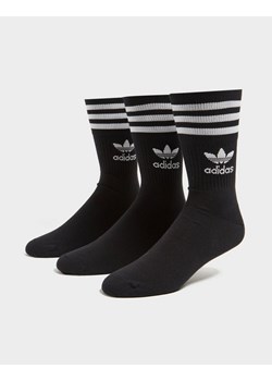 ADIDAS 3 PACK SOLID MID CREW SOCKS ze sklepu JD Sports  w kategorii Skarpetki damskie - zdjęcie 188042603