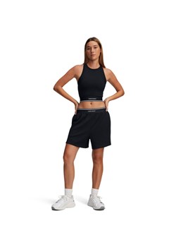 Damskie spodenki treningowe Under Armour UA Meridian Rib Short - czarne ze sklepu Sportstylestory.com w kategorii Szorty - zdjęcie 188044090