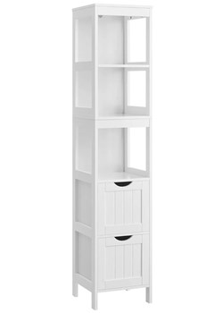 Biała szafka łazienkowa na nóżkach  A2-Z64 ze sklepu Edinos.pl w kategorii Szafki i regały łazienkowe - zdjęcie 188047523