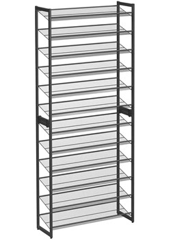 Metalowy wysoki regał na buty T8-K18 ze sklepu Edinos.pl w kategorii Zestawy mebli do przedpokoju - zdjęcie 188047544