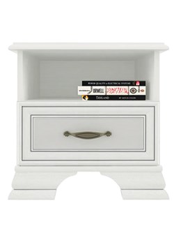 Szafka nocna z szufladą fineline crema L3-T91 ze sklepu Edinos.pl w kategorii Stoliki i szafki nocne - zdjęcie 188047591