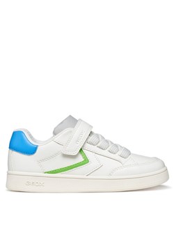 Sneakersy Geox J Eclyper Boy J55LSA 05411 C0478 S Biały ze sklepu eobuwie.pl w kategorii Buty sportowe dziecięce - zdjęcie 188047783
