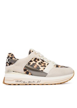 Sneakersy Liu Jo Maxi Wonder 91 BA6011 PX811 Beżowy ze sklepu eobuwie.pl w kategorii Buty sportowe damskie - zdjęcie 188047821