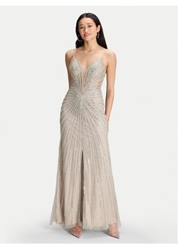 Hey Kyla Sukienka wieczorowa 5AK024HK Srebrny Regular Fit ze sklepu MODIVO w kategorii Sukienki - zdjęcie 188048371