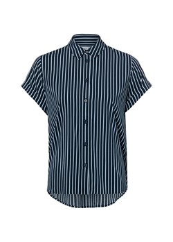 Samsøe Samsøe Bluzka damska z krótkim rękawem - Majan Kobiety wiskoza granatowy w paski ze sklepu vangraaf w kategorii Bluzki damskie - zdjęcie 188049740