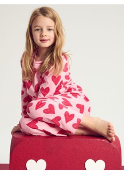 Sinsay - Piżama dwuczęściowa w serca - różowy ze sklepu Sinsay w kategorii Piżamy dziecięce - zdjęcie 188050311