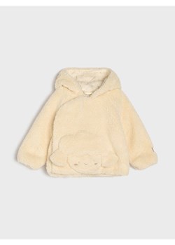 Sinsay - Ocieplana kurtka teddy z kaputrem - kremowy ze sklepu Sinsay w kategorii Kurtki dziewczęce - zdjęcie 188050353