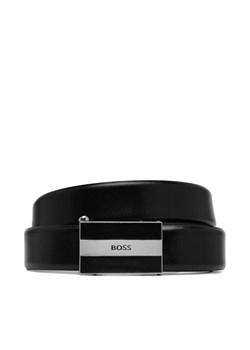 Pasek BOSS Boss_Icon_Leat_Os35 50546937 Czarny ze sklepu eobuwie.pl w kategorii Paski męskie - zdjęcie 188050384