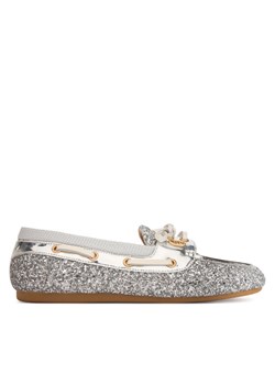 Mokasyny Liu Jo Skipper 01 SA6017 TX337 Srebrny ze sklepu eobuwie.pl w kategorii Mokasyny damskie - zdjęcie 188050573