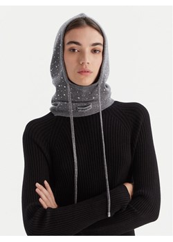 Balaklawa PINKO 106005 A2YY I12 Szary ze sklepu eobuwie.pl w kategorii Szaliki i chusty damskie - zdjęcie 188050574