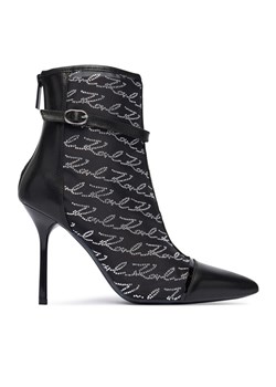 KARL LAGERFELD Botki Sarabande KL30976 Czarny ze sklepu MODIVO w kategorii Botki - zdjęcie 188051690