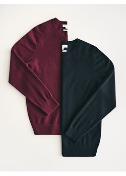 Reserved - Sweter z wełny merino - czarny ze sklepu Reserved w kategorii Swetry męskie - zdjęcie 188052920