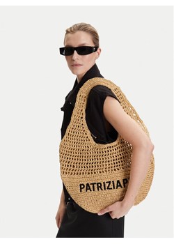 Torebka Patrizia Pepe 2B0120/V039 Beżowy ze sklepu eobuwie.pl w kategorii Torby Shopper bag - zdjęcie 188053214