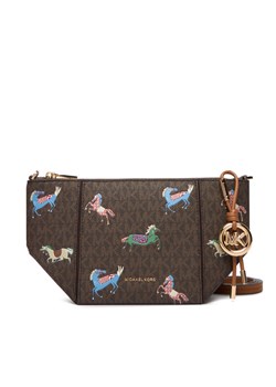 Torebka MICHAEL Michael Kors 32R6G9JC1U Brązowy ze sklepu eobuwie.pl w kategorii Listonoszki - zdjęcie 188053300