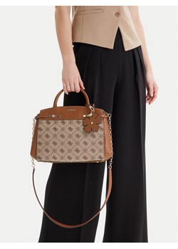 Torebka Guess Melinda HWJP99 02060 Brązowy ze sklepu eobuwie.pl w kategorii Kuferki - zdjęcie 188053304