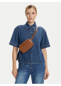 Torebka PINKO Pelle Bottalata AI 25-26 PCPL 105354 A29Q Brązowy ze sklepu eobuwie.pl w kategorii Listonoszki - zdjęcie 188053334