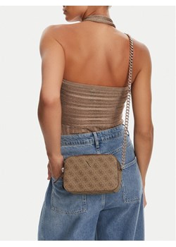 Torebka Guess Noelle II HWBG96 72140 Brązowy ze sklepu eobuwie.pl w kategorii Kopertówki - zdjęcie 188053344