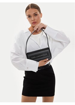 Torebka KARL LAGERFELD 241W3024 Czarny ze sklepu eobuwie.pl w kategorii Listonoszki - zdjęcie 188053392