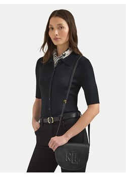 Torebka Lauren Ralph Lauren 431950130002 Czarny ze sklepu eobuwie.pl w kategorii Listonoszki - zdjęcie 188053393