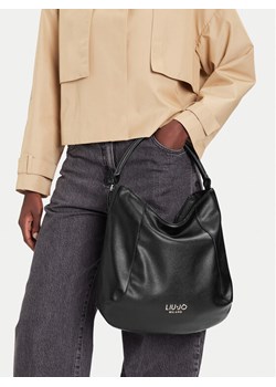 Torebka Liu Jo Esc M Hobo AF5053 E0058 Czarny ze sklepu eobuwie.pl w kategorii Torby Shopper bag - zdjęcie 188053460