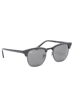 Ray-Ban Okulary przeciwsłoneczne Clubmaster 0RB3016 1305B1 Czarny ze sklepu MODIVO w kategorii Okulary przeciwsłoneczne damskie - zdjęcie 188054183