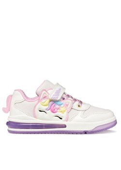 Geox Sneakersy J Sketlite Girl J65NWB 0EWBC C0406 M Biały ze sklepu MODIVO w kategorii Buty sportowe dziecięce - zdjęcie 188054254