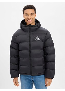Calvin Klein Jeans Pikowana kurtka męska Mężczyźni czarny jednolity ze sklepu vangraaf w kategorii Kurtki męskie - zdjęcie 188055601