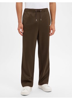 PEGADOR Męskie spodnie dresowe - Viro Mężczyźni czekoladowy jednolity ze sklepu vangraaf w kategorii Spodnie męskie - zdjęcie 188055610