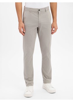 BOSS Orange Spodnie - Chino Slim Mężczyźni Bawełna taupe wzorzysty ze sklepu vangraaf w kategorii Spodnie męskie - zdjęcie 188055611