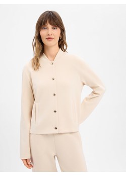 JOOP! Damska kurtka dresowa - Tobina Kobiety beżowy jednolity ze sklepu vangraaf w kategorii Bluzy damskie - zdjęcie 188055612