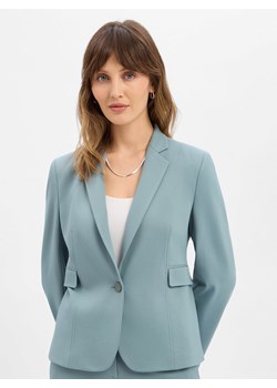 BOSS Damska bluza dresowa - Jia Kobiety Sztuczne włókno cyjan jednolity ze sklepu vangraaf w kategorii Marynarki damskie - zdjęcie 188055621