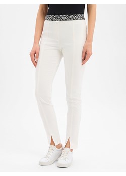 Marc Cain Spodnie - Siena Kobiety écru jednolity ze sklepu vangraaf w kategorii Spodnie damskie - zdjęcie 188055630