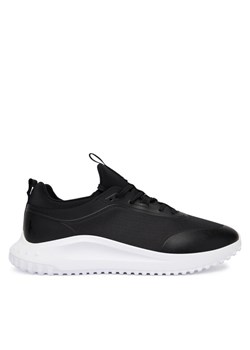 Sneakersy Calvin Klein Eva Runner Laceup Sock Mat Mix YM0YM01443 Czarny ze sklepu eobuwie.pl w kategorii Buty sportowe męskie - zdjęcie 188057014
