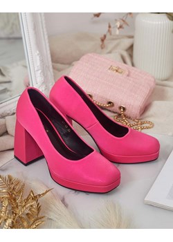 Royalfashion Damskie satynowe czółenka Edessa ze sklepu royalfashion.pl w kategorii Czółenka - zdjęcie 188057612