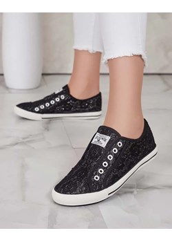 Royalfashion Damskie tenisówki z brokatem Imilla ze sklepu royalfashion.pl w kategorii Trampki damskie - zdjęcie 188057652