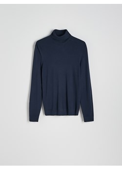Reserved - Golf z wiskozą - granatowy ze sklepu Reserved w kategorii Swetry męskie - zdjęcie 188057860