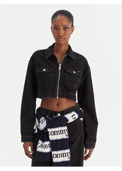 Tommy Jeans Kurtka jeansowa Station DW0DW22523 Czarny Regular Fit ze sklepu MODIVO w kategorii Kurtki damskie - zdjęcie 188058034