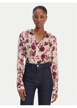 Guess Koszula W6RH73 WDW82 Beżowy Regular Fit ze sklepu MODIVO w kategorii Koszule damskie - zdjęcie 188058043