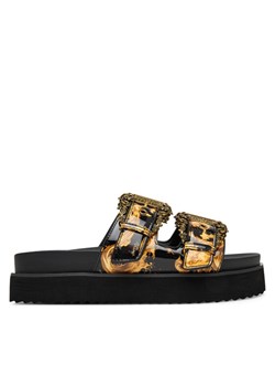Versace Jeans Couture Klapki 80VA3SM1 ZS366 G89 Czarny ze sklepu MODIVO w kategorii Klapki damskie - zdjęcie 188058100